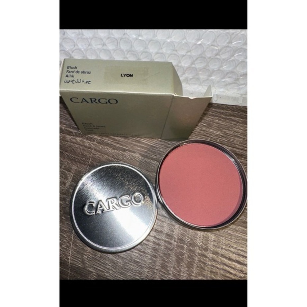Cargo Cosmetics Powder Blush Lyon Matte Muted Rose Pink Signature Tin NEW